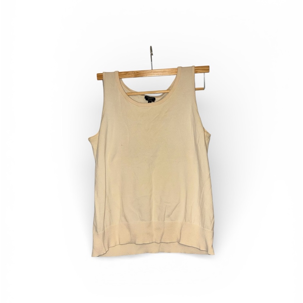 Talbots Cream Tank Top